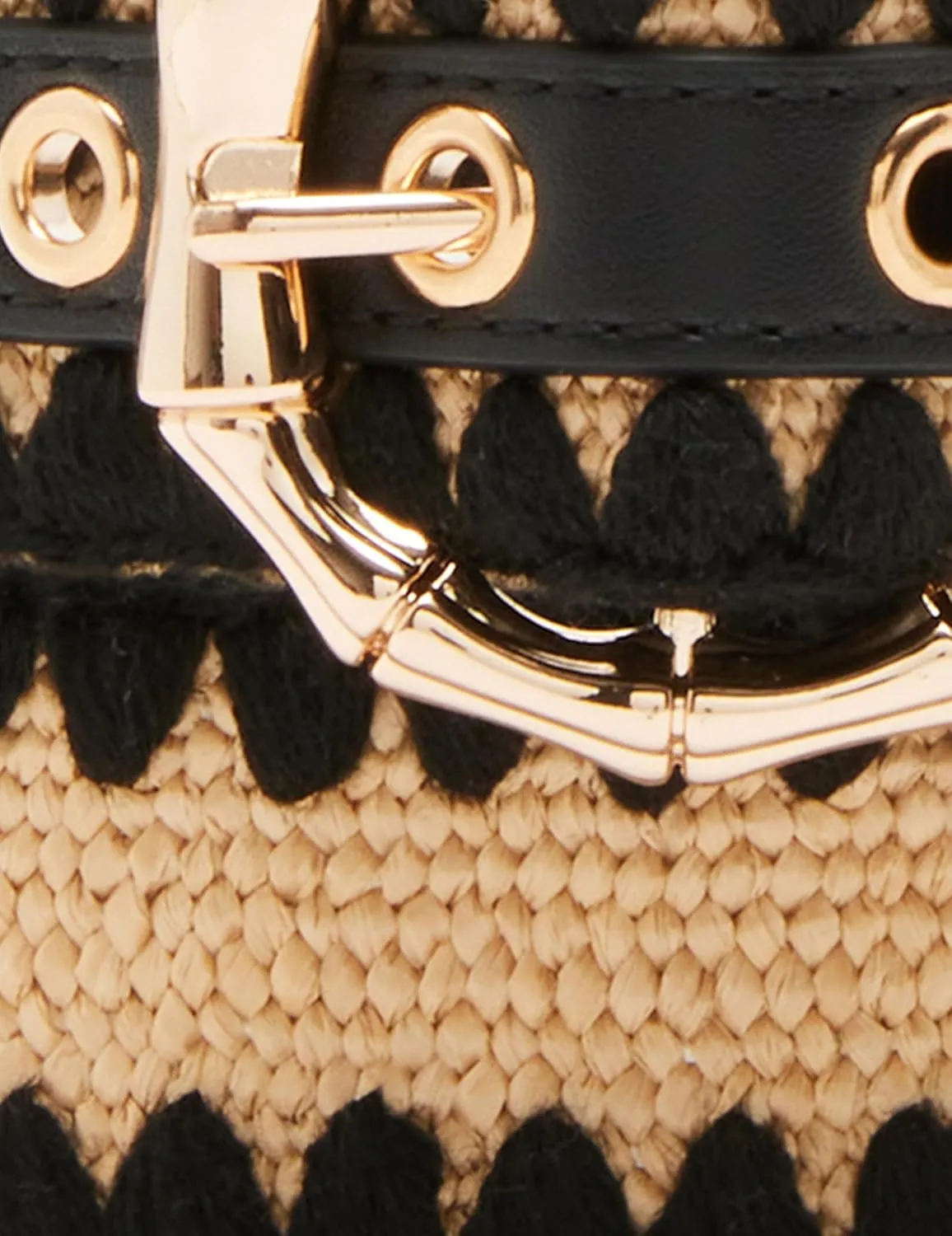 Anne Klein Women's Metal Bamboo Buckle Pant Belt