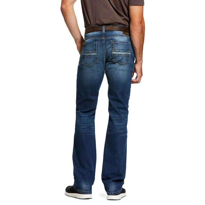 ARIAT MENS M7 ROCKER NASSAU STACKABLE STRAIGHT LEG JEANS (SUMMIT)