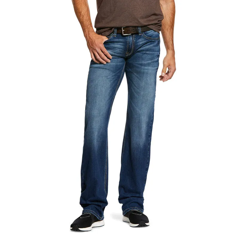 ARIAT MENS M7 ROCKER NASSAU STACKABLE STRAIGHT LEG JEANS (SUMMIT)