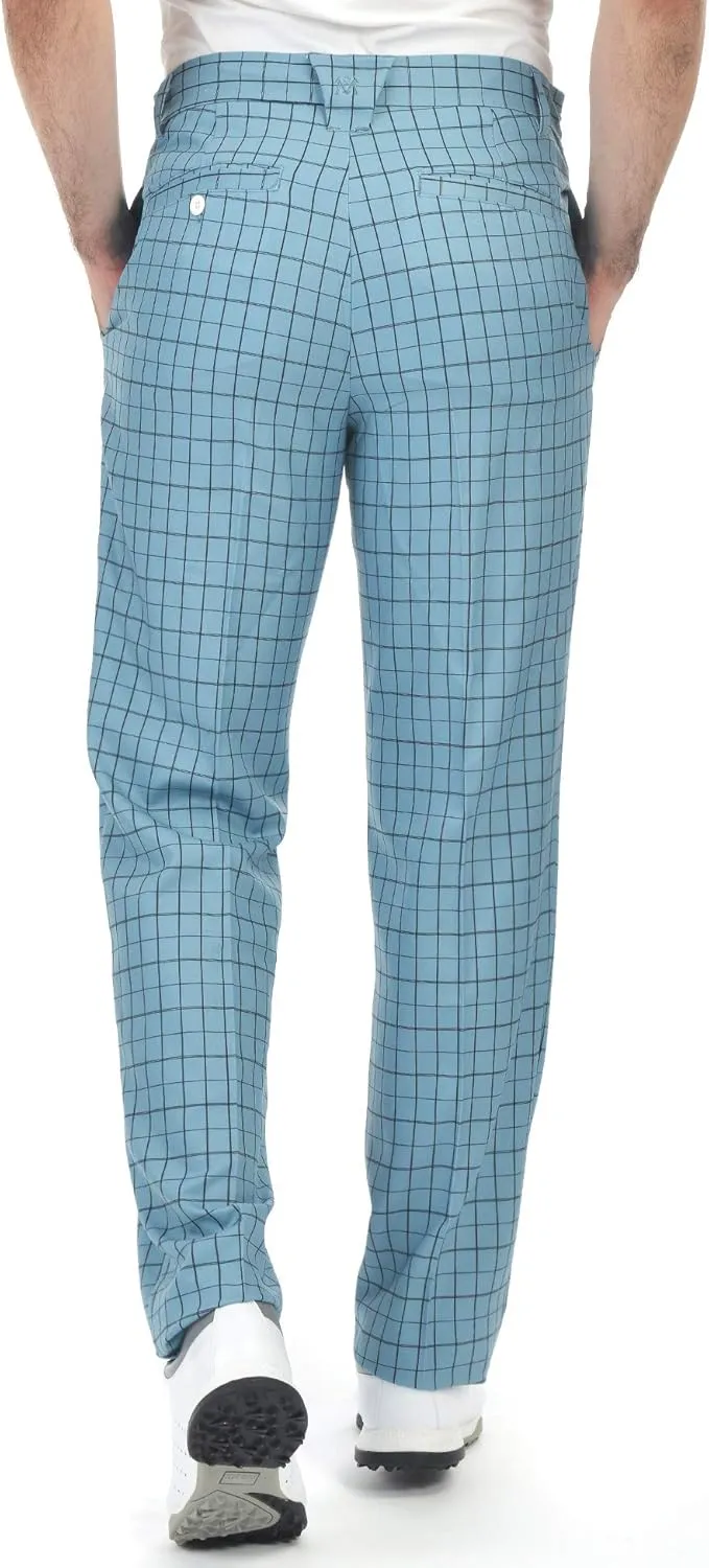 Bakery Men's Golf Pants Stretch Lightweight Straight Relaxed Fit Flat Front Pants