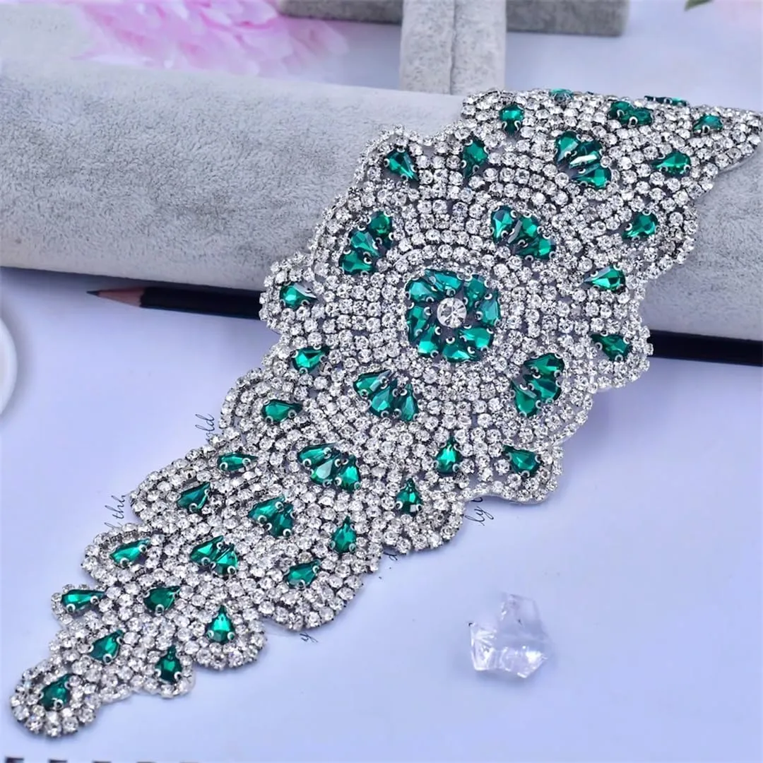 Bridal Belt Women Decorative Wedding Party Evening Dress Accessories Sparkly Rhinestones Belt