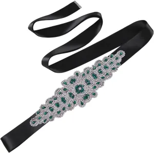 Bridal Belt Women Decorative Wedding Party Evening Dress Accessories Sparkly Rhinestones Belt