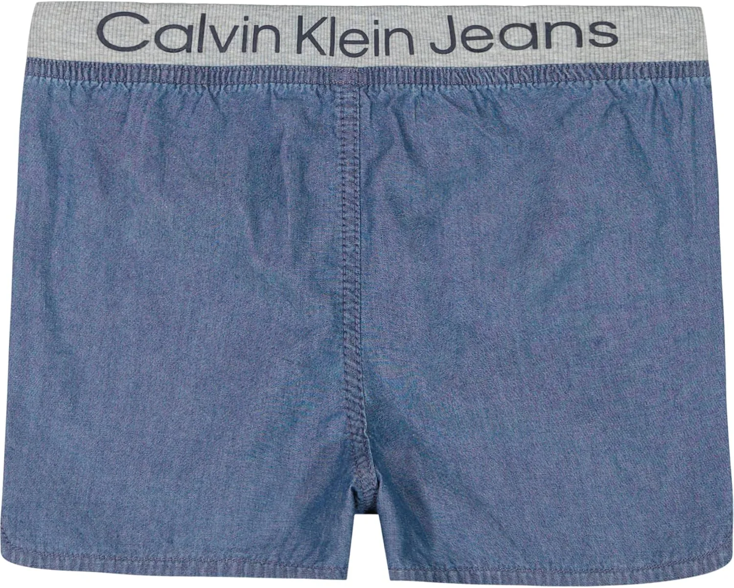 Calvin Klein Girls' Pull-on Stretch Denim Jean Shorts