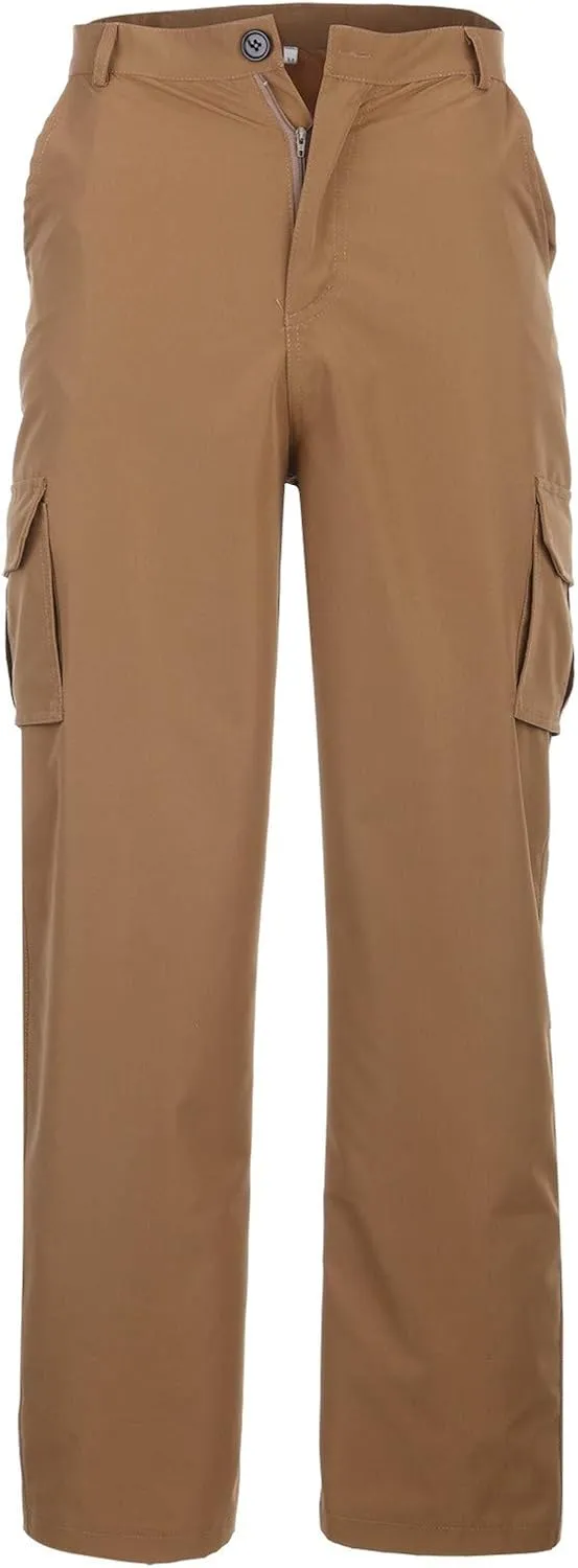 Cargo Pants for Men Multi Pockets Relaxed Fit Work Trousers Tactical Pants Outdoor Sport Men's Pants