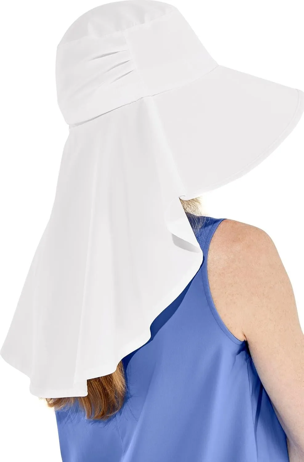 Coolibar UPF 50  Women's Anastasia Elegant Full Coverage Hat - Sun Protective