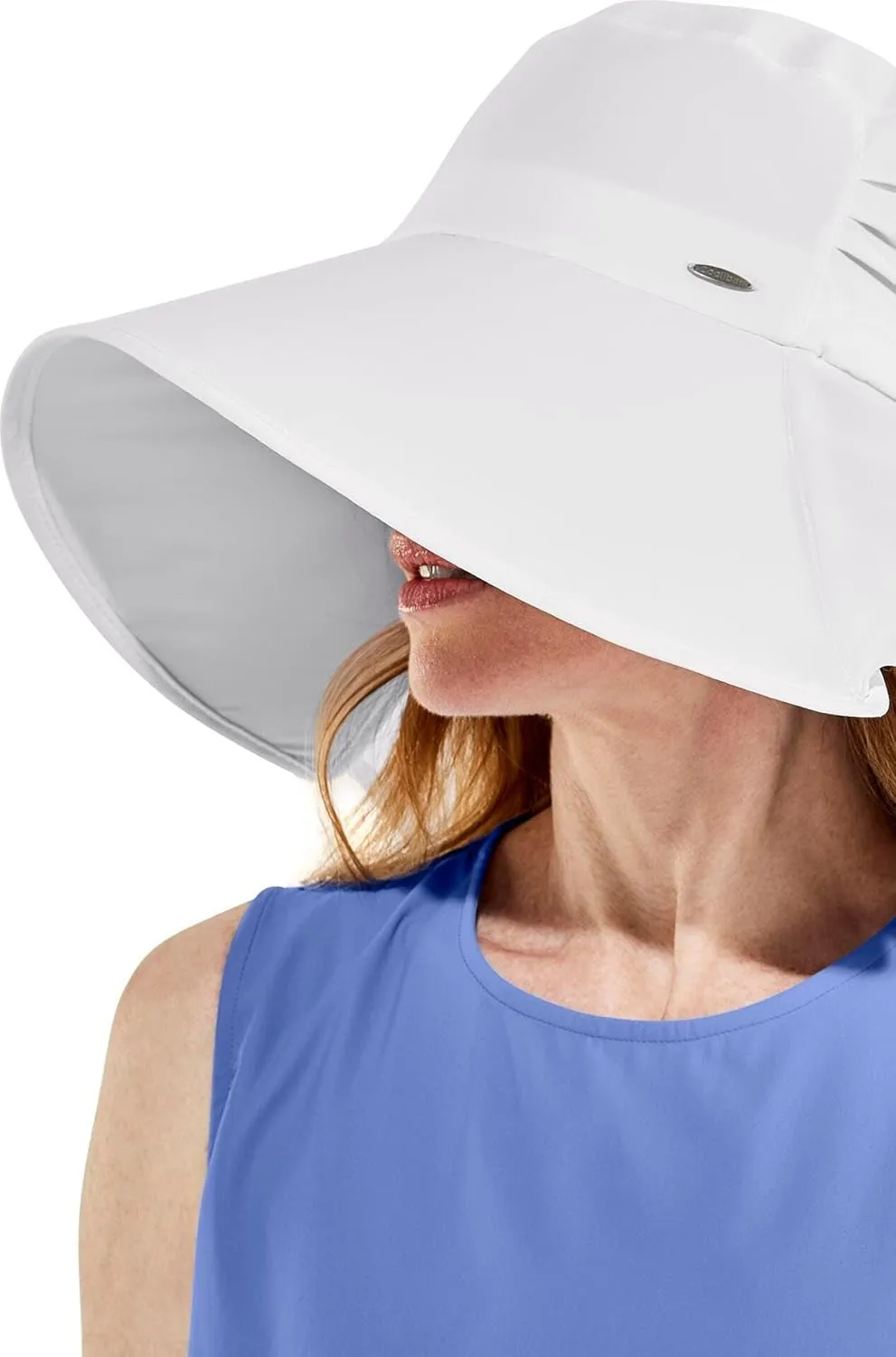 Coolibar UPF 50  Women's Anastasia Elegant Full Coverage Hat - Sun Protective