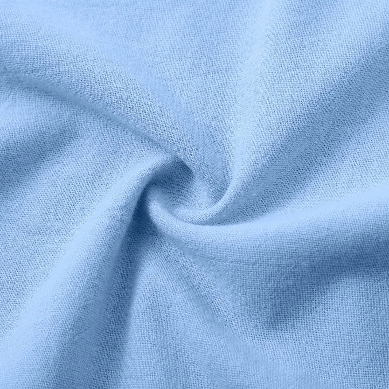Cotton Linen Pants for Women 2025 Solid Color Button Pants Baggy Elastic Waist Straight Leg Trousers with Pocket