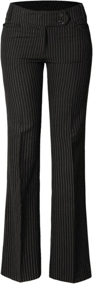 Design by Olivia Women's Relaxed Boot-Cut Office Pants Trousers Slacks