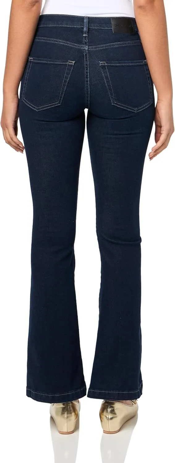DKNY Women's Slim Straight Crop Jeans