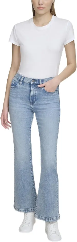DKNY Women's Slim Straight Crop Jeans