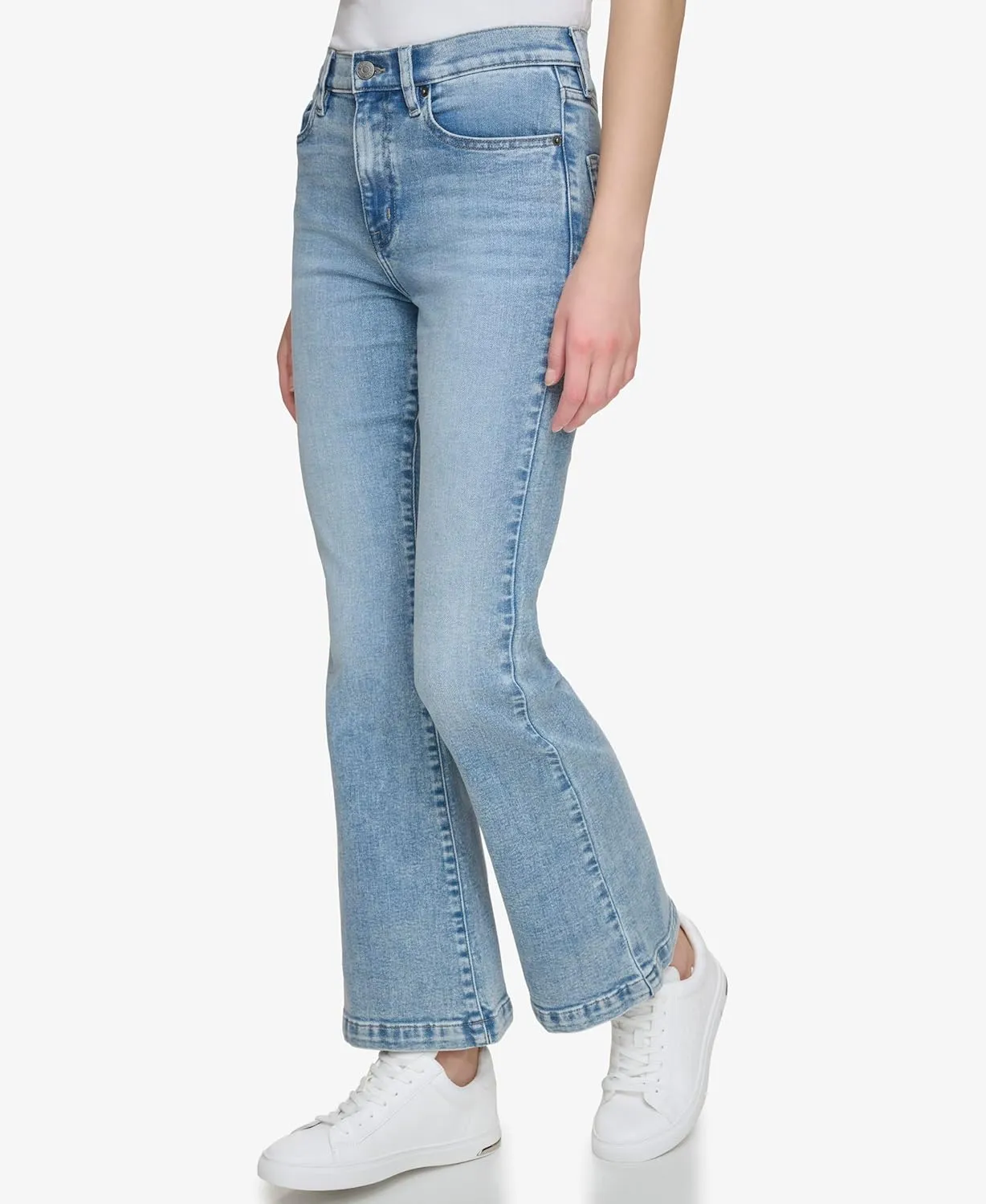 DKNY Women's Slim Straight Crop Jeans