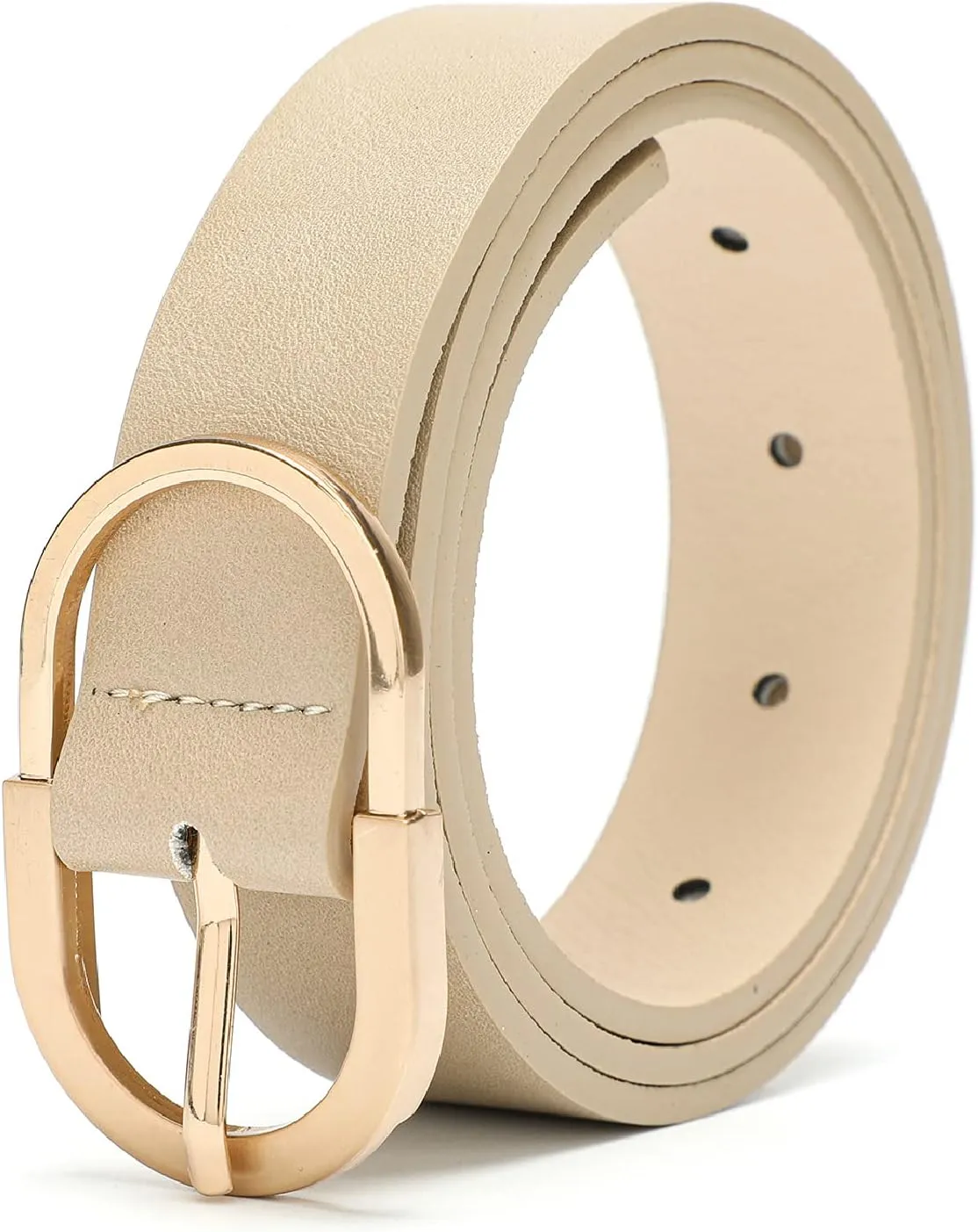 Earnda Womens Belts for Jeans Faux Leather Strap