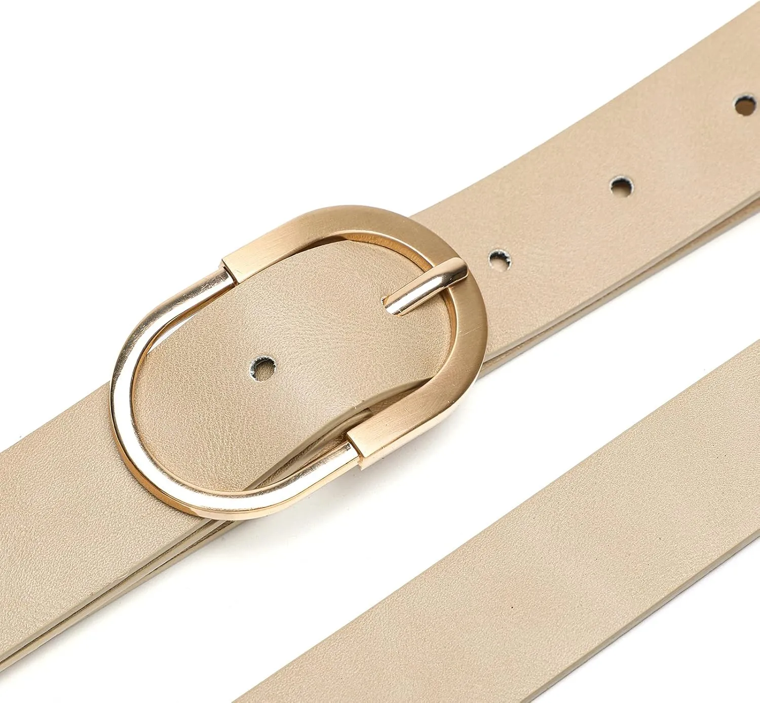 Earnda Womens Belts for Jeans Faux Leather Strap