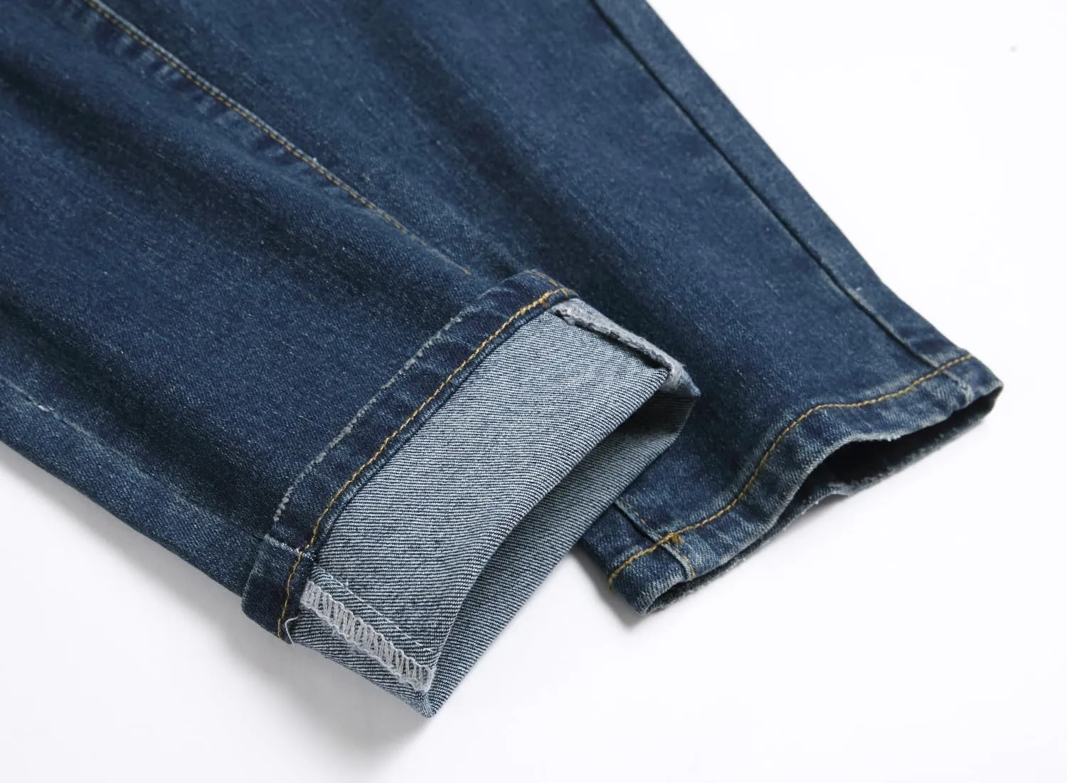 FREDD MARSHALL Men's Skinny Slim Fit Ripped Distressed Stretch Jeans Pants