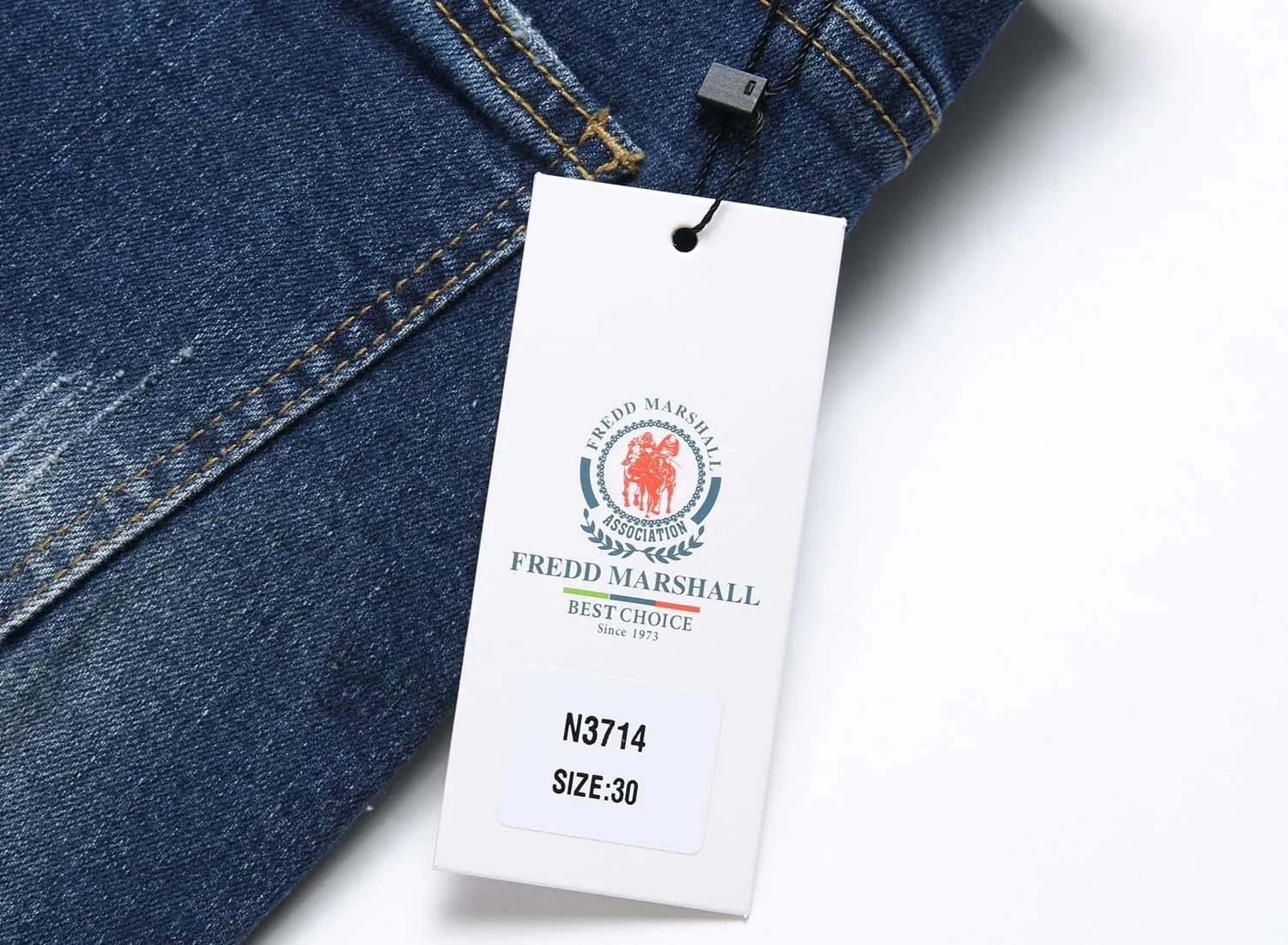 FREDD MARSHALL Men's Skinny Slim Fit Ripped Distressed Stretch Jeans Pants