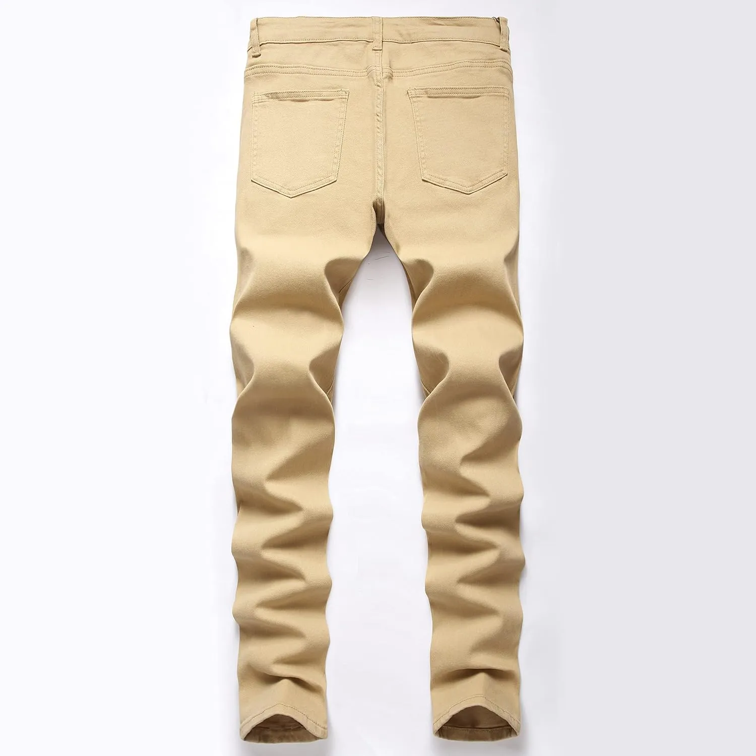 FREDD MARSHALL Men's Skinny Slim Fit Stretch Straight Leg Fashion Jeans Pants