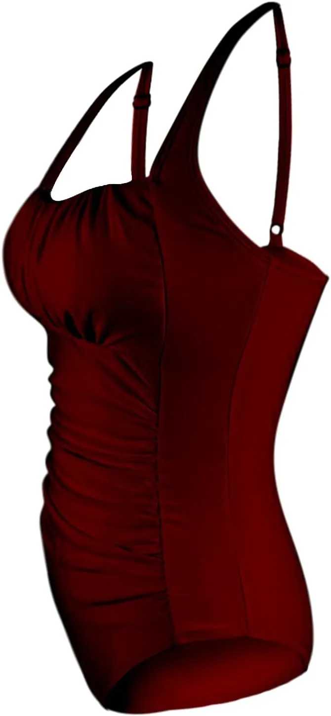 Full Coverage Swim Suit Women Brazilian Swimsuit Bandeau Beachwear Swimwear -Up Set Bikini Swimwears Tankinis Set