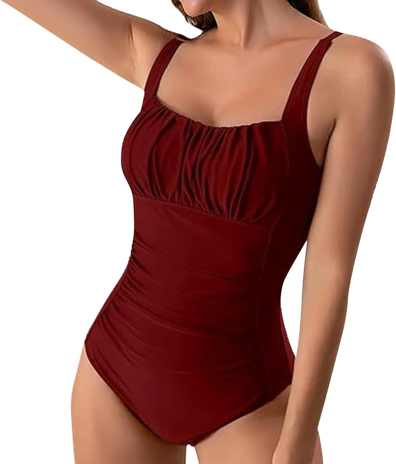 Full Coverage Swim Suit Women Brazilian Swimsuit Bandeau Beachwear Swimwear -Up Set Bikini Swimwears Tankinis Set