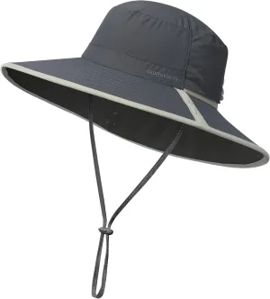 GADIEMKENSD Foldable Sun Hats - Full Coverage, Convertible Breathable, UPF 50 