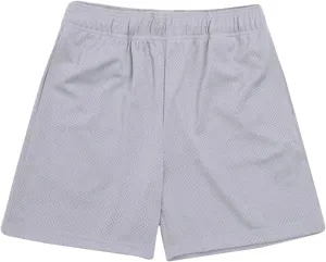 Gym Shorts Men Trendy Solid Color Running Shorts Casual Breathable Quick-Dry Workout Shorts Elastic Waist Beach Shorts