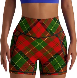 High Waisted Biker Shorts for Women Running Sports Workout Yoga Shorts with Pockets