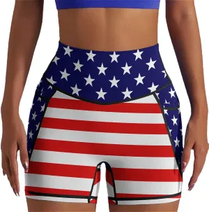 High Waisted Biker Shorts for Women Running Sports Workout Yoga Shorts with Pockets