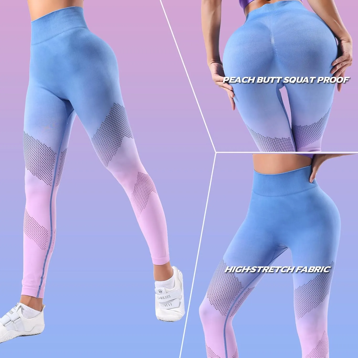 High Waisted Leggings for Women Workout Yoga Leggings Tummy Control Pants Workout Yoga Pants for Gym