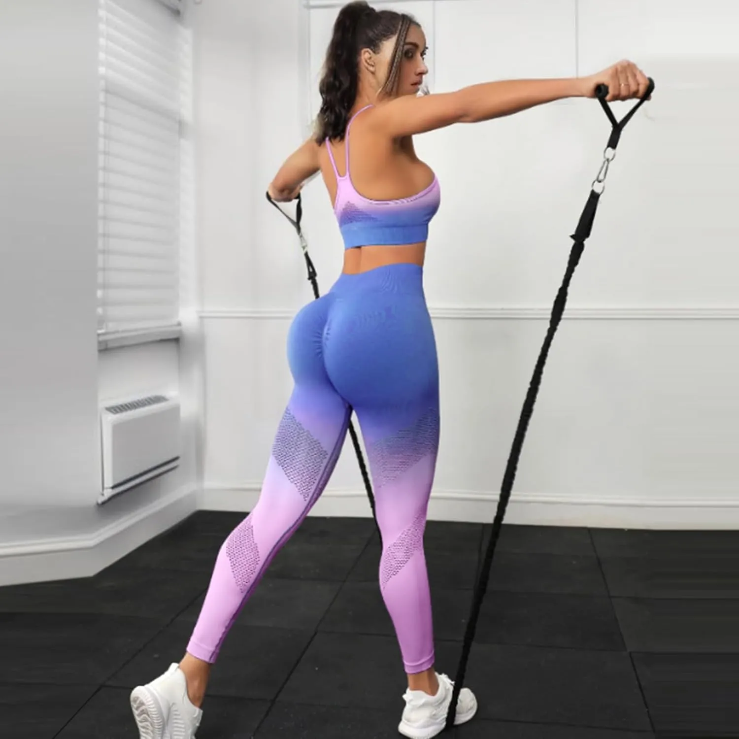 High Waisted Leggings for Women Workout Yoga Leggings Tummy Control Pants Workout Yoga Pants for Gym