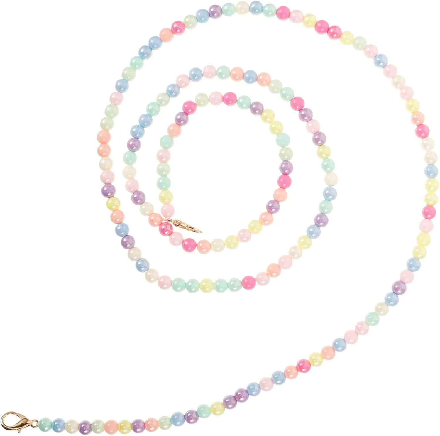 HOODANCOS Pearl Chain Crossbody Bag Gold Chain for Handbag Beaded Purse Chain Purse Bag Chain Removable Bag Chain Plastic Replacement