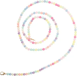 HOODANCOS Pearl Chain Crossbody Bag Gold Chain for Handbag Beaded Purse Chain Purse Bag Chain Removable Bag Chain Plastic Replacement