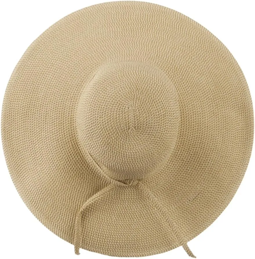 Jeanne Simmons UPF 50  Paper Toyo Tweed 5 Inch Brim Hat - Tan W33S17D