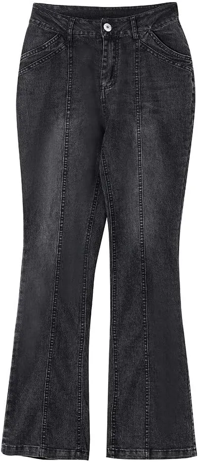 Jeans for Women High Waisted Bootcut Jeans Classic Slim Fit Skinny Jeans Fashion Plus Size Denim Pants with Pockets 2024