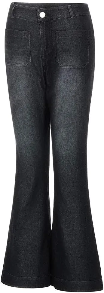 Jeans for Women High Waisted Bootcut Jeans Classic Slim Fit Skinny Jeans Fashion Plus Size Denim Pants with Pockets 2024