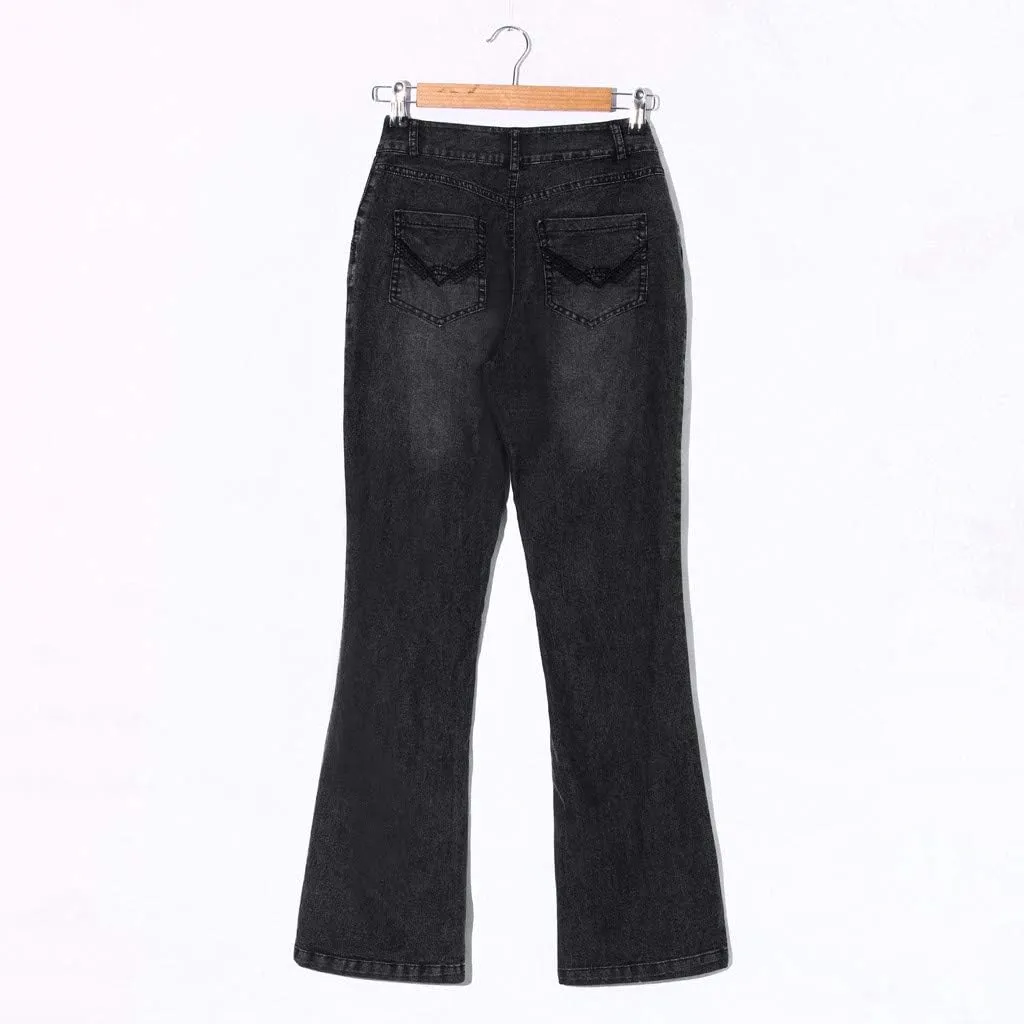 Jeans for Women High Waisted Bootcut Jeans Classic Slim Fit Skinny Jeans Fashion Plus Size Denim Pants with Pockets 2024