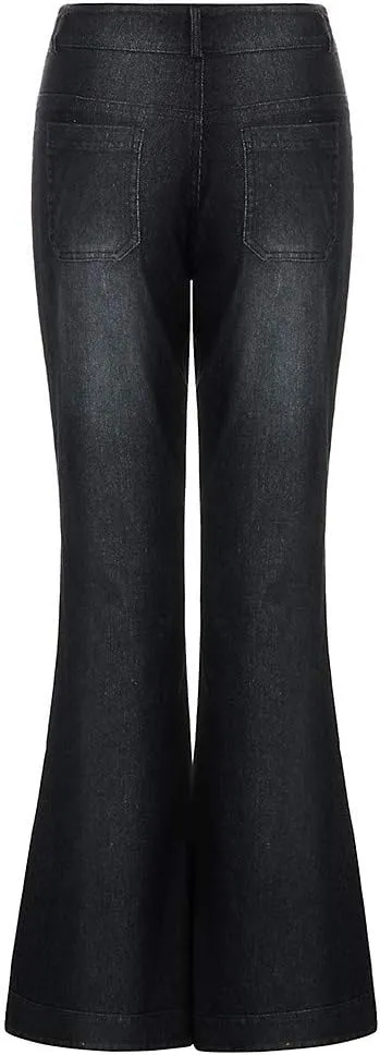Jeans for Women High Waisted Bootcut Jeans Classic Slim Fit Skinny Jeans Fashion Plus Size Denim Pants with Pockets 2024