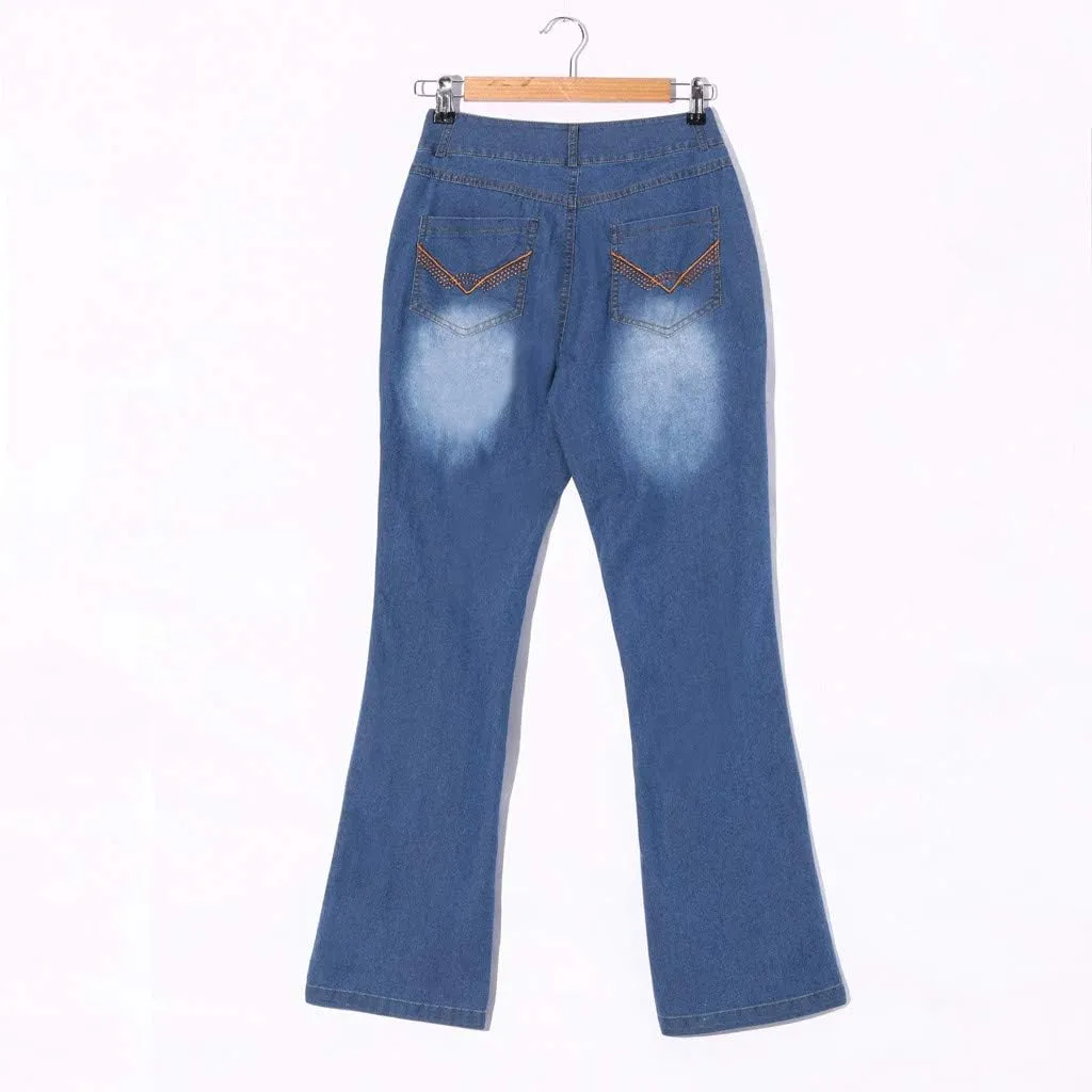 Jeans for Women High Waisted Bootcut Jeans Classic Slim Fit Skinny Jeans Fashion Plus Size Denim Pants with Pockets 2024