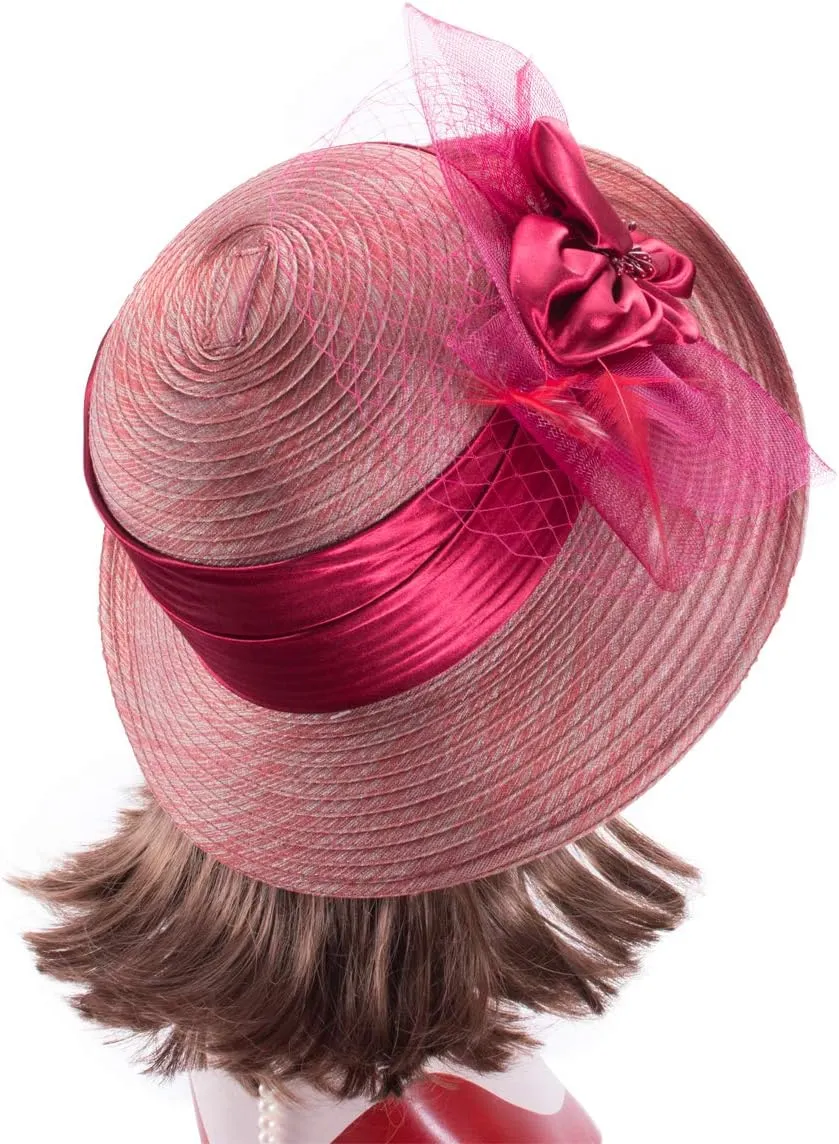 Lawliet Womens 1920s Cloche Church Wedding Occasion Summer Sun Hat A583