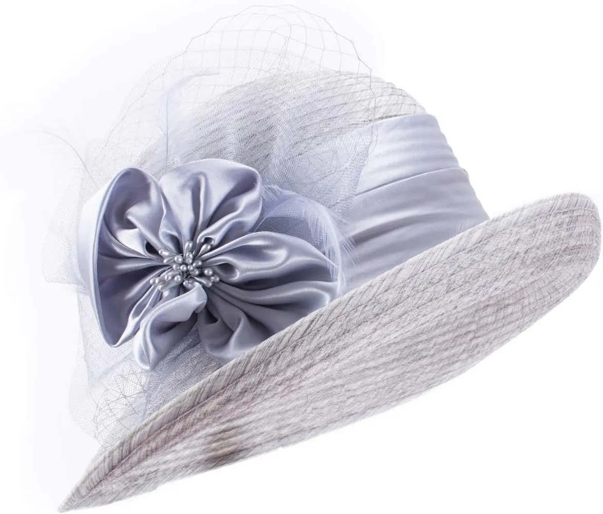 Lawliet Womens 1920s Cloche Church Wedding Occasion Summer Sun Hat A583