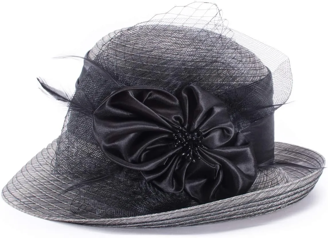Lawliet Womens 1920s Cloche Church Wedding Occasion Summer Sun Hat A583