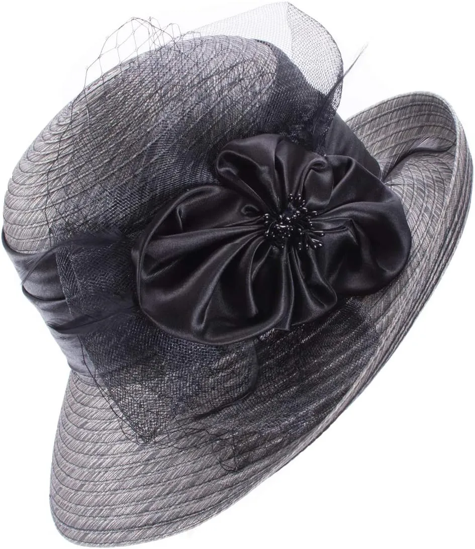 Lawliet Womens 1920s Cloche Church Wedding Occasion Summer Sun Hat A583