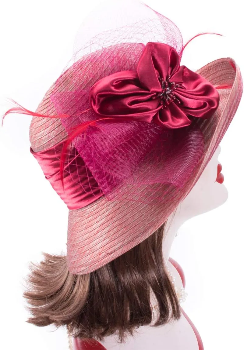 Lawliet Womens 1920s Cloche Church Wedding Occasion Summer Sun Hat A583