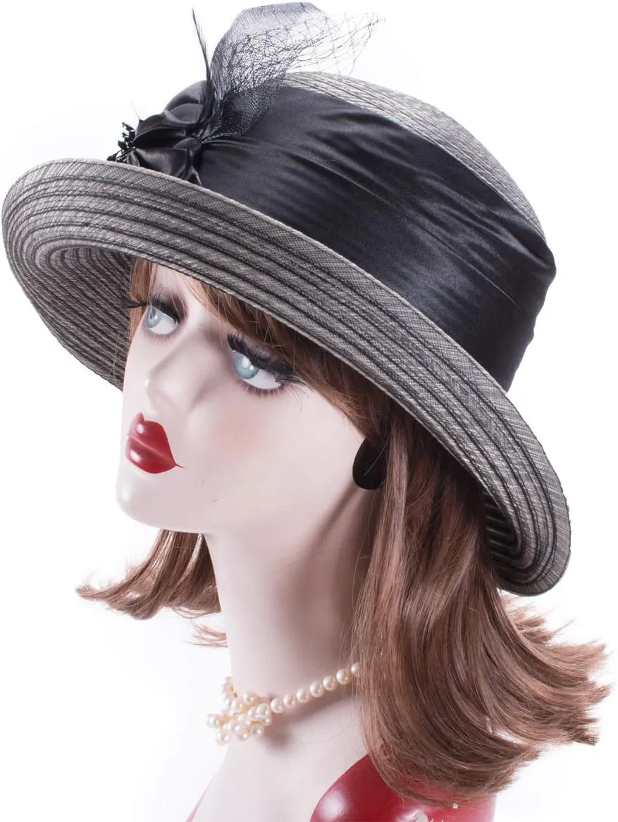 Lawliet Womens 1920s Cloche Church Wedding Occasion Summer Sun Hat A583