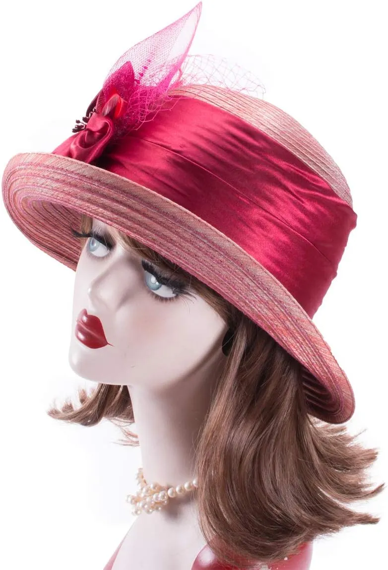 Lawliet Womens 1920s Cloche Church Wedding Occasion Summer Sun Hat A583