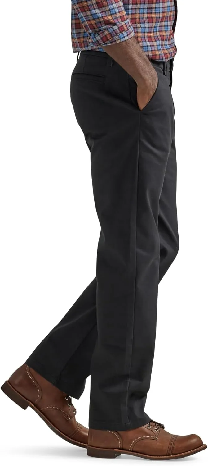 Lee Men's Flat Front Relaxed Straight Pant