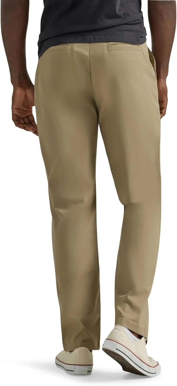 Lee Men's Flat Front Relaxed Straight Pant