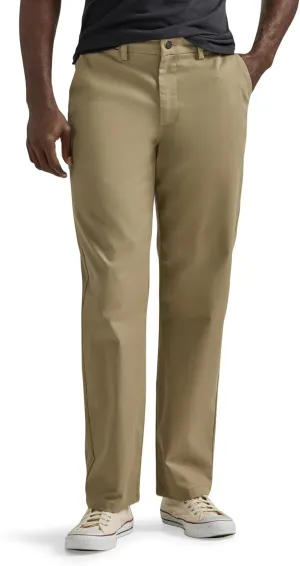 Lee Men's Flat Front Relaxed Straight Pant