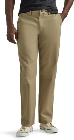 Lee Men's Flat Front Relaxed Straight Pant
