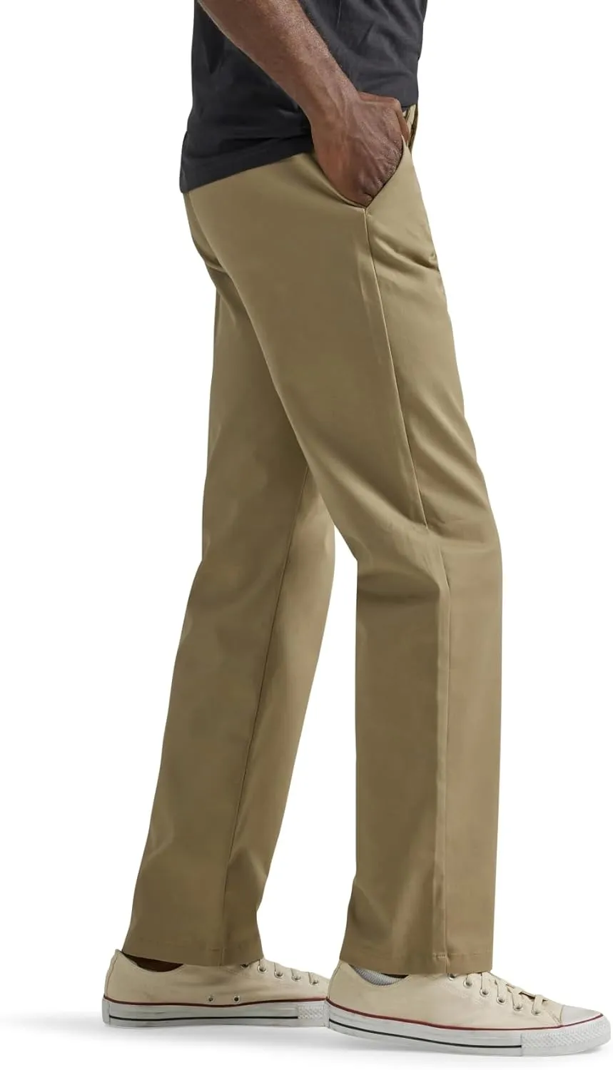 Lee Men's Flat Front Relaxed Straight Pant