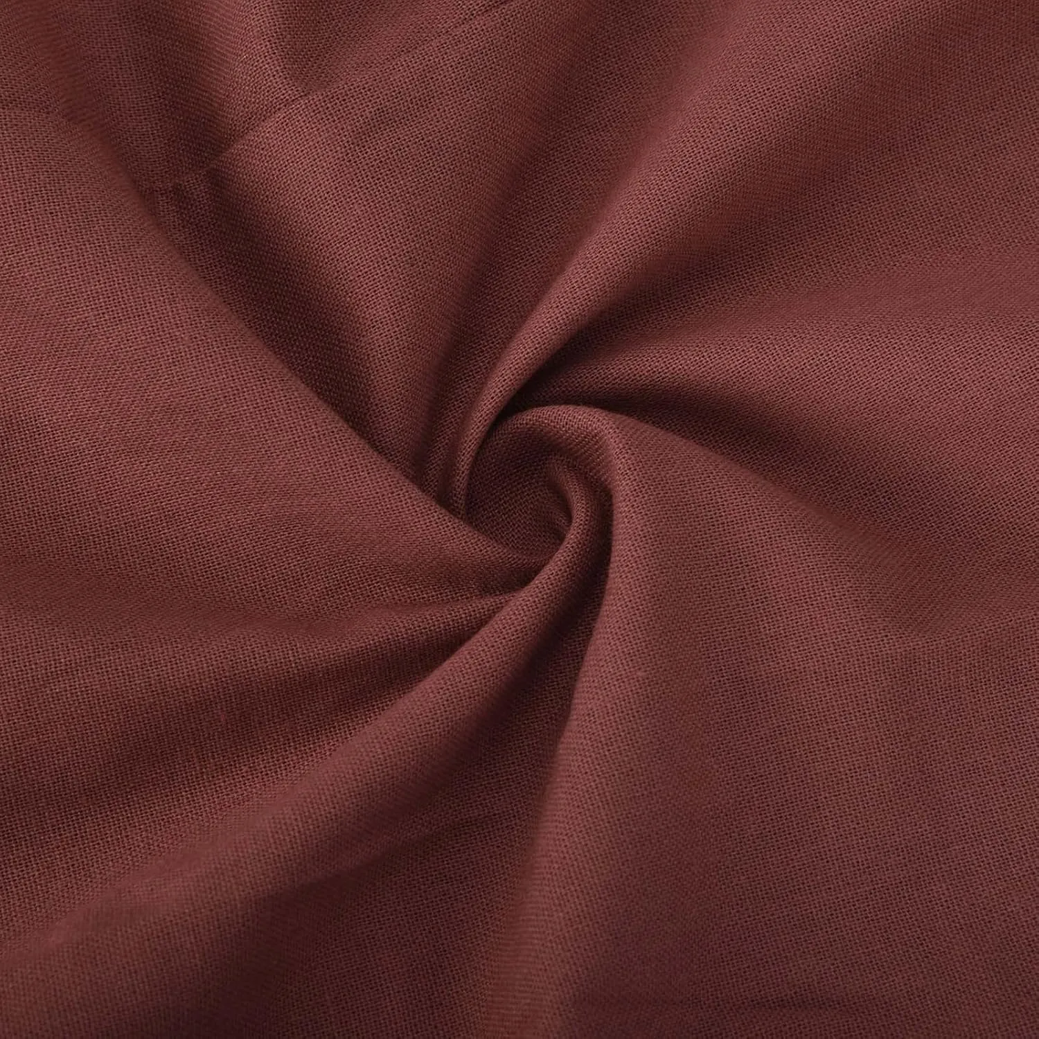 Linen Dresses for Women Casual Summer Solid Color V Neck Short Sleeve Midi Dress Fashion Lapel Cotton Vacation Dress