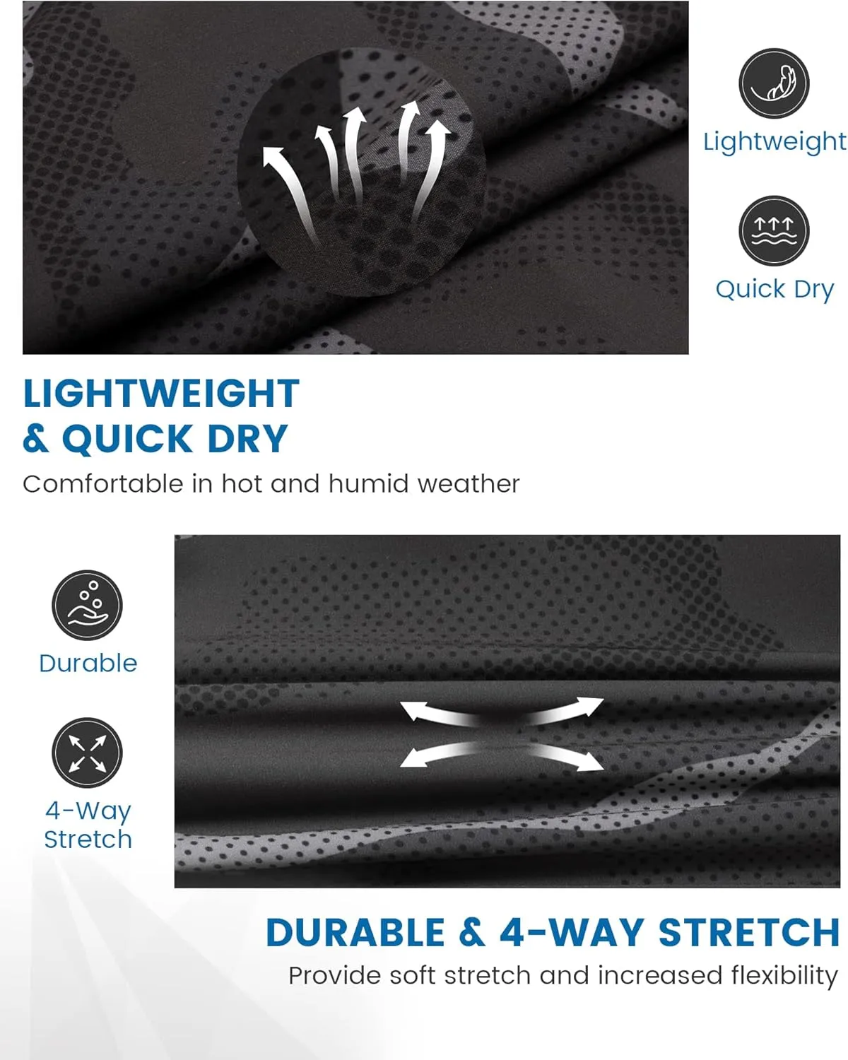 maamgic Workout Shorts for Men 5 Inch Gym Running Shorts Mens Stretch Quick Dry Athletic Shorts with Mesh Pockets